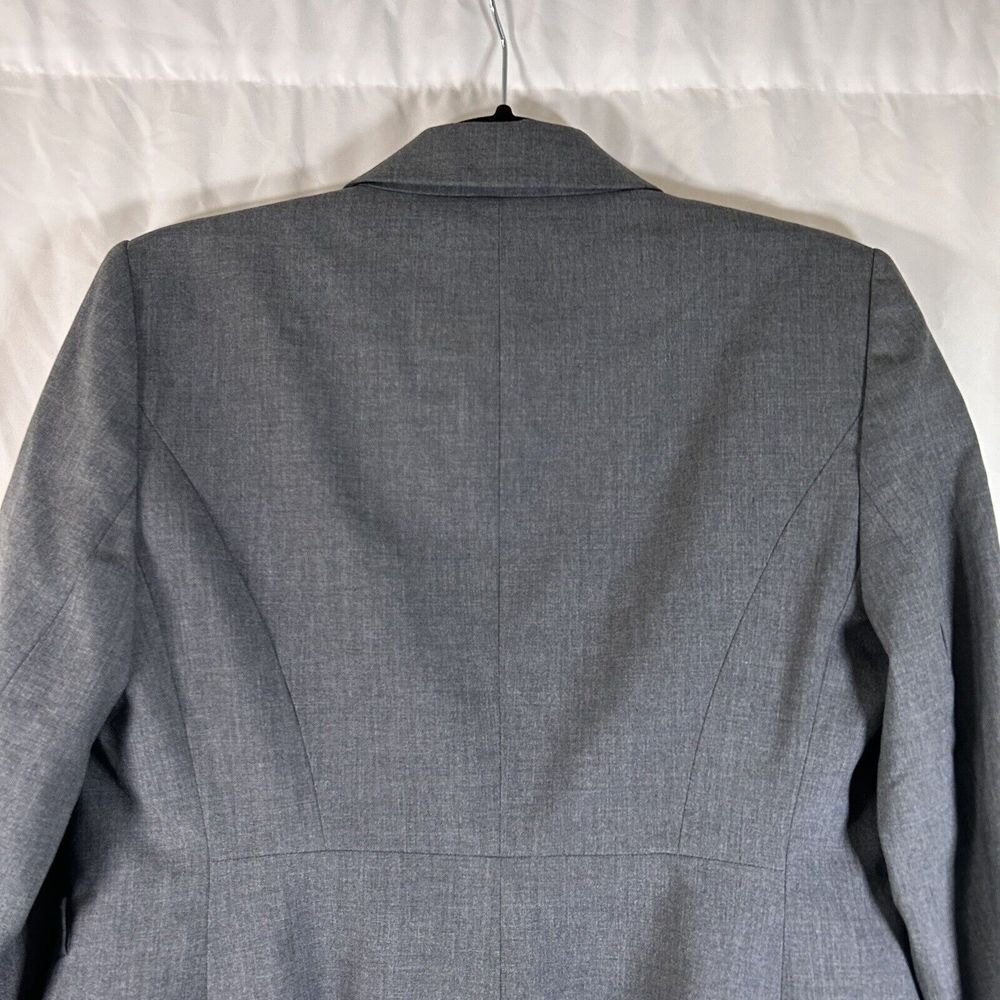 The Limited Blazer Women's 4 Grey 2 Button Front Polyester Suit Jacket - Picture 8 of 9